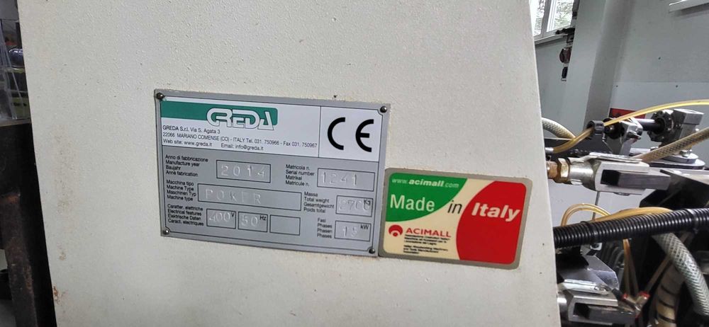 Centrum obróbcze CNC GREDA POKER rocznik 2014 płynna obrotnica