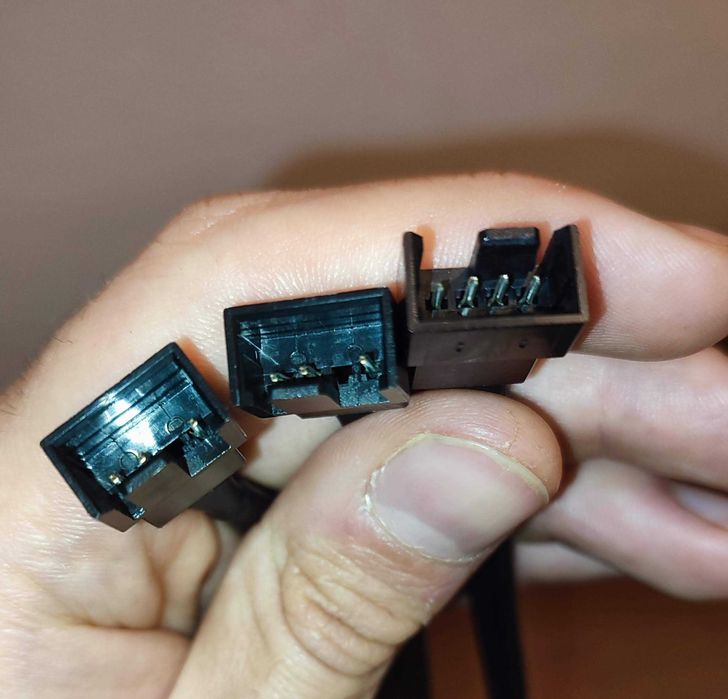 Cabo Fan Splitter Braided 1-to-3 (PWM 4 Pins)