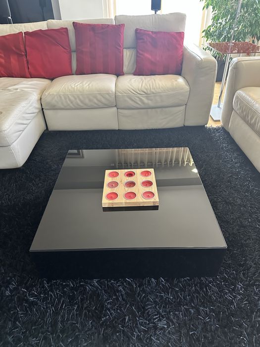 Tapete preto de pelo alto