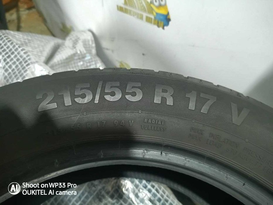 Шини Continental 215/55R17. 4шт. Літо 2024р (0536)