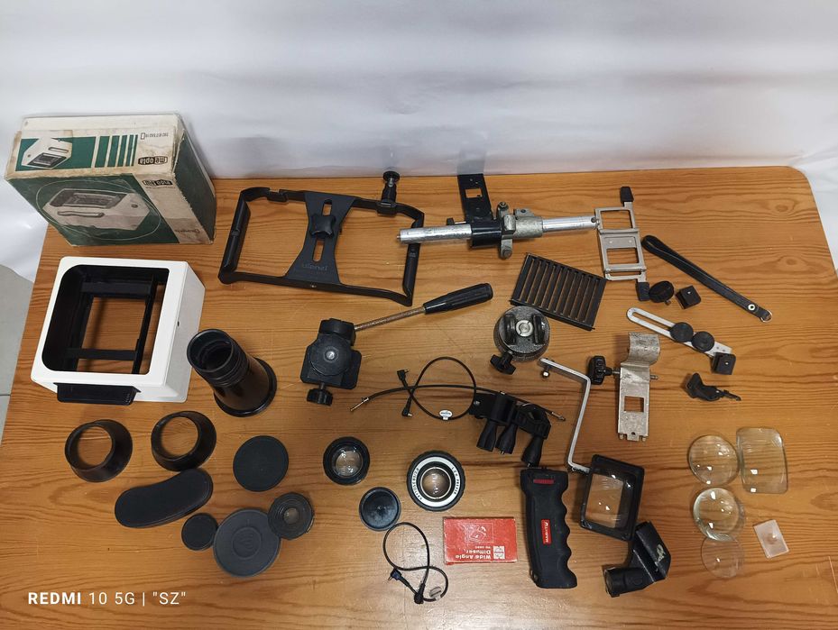 Akcesoria fotograficzne - obietywy powiększalnikowe + inne (27.12)