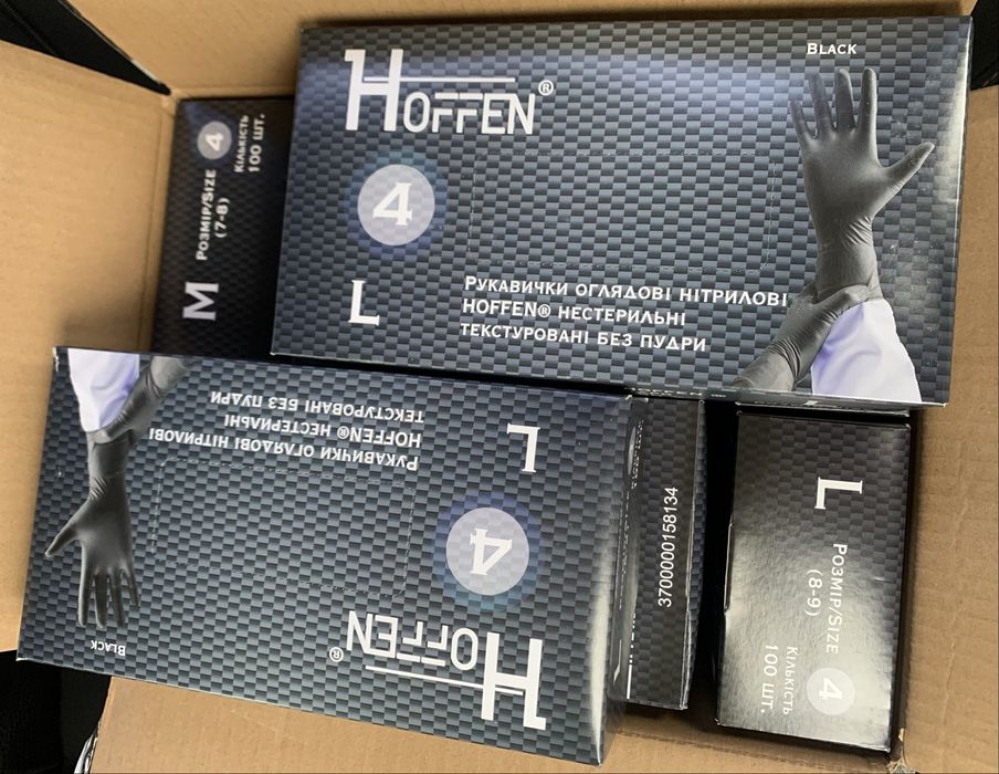 Продам нітрілові перчатки . Розмір  М, L
