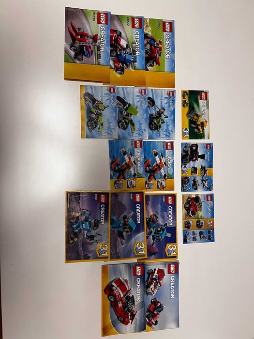 OKAZJA!!! LEGO - kilkanaście zestawów + instrukcje + 21 szufladek