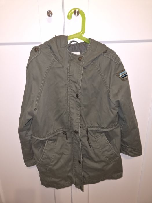 Kurtka jesienna typu parka 3 w 1 dla dziewczynki  - Zara roz. 140