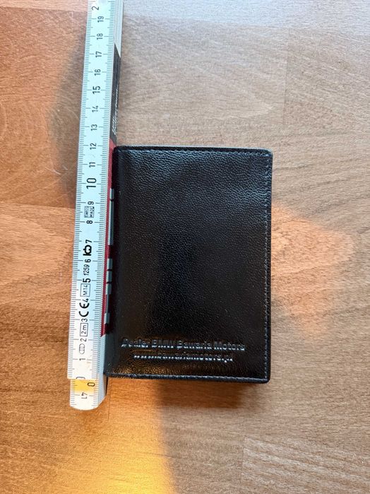 Skórzane Etui na Dokumenty Portfel RFID BMW Bawaria Motors NOWE
