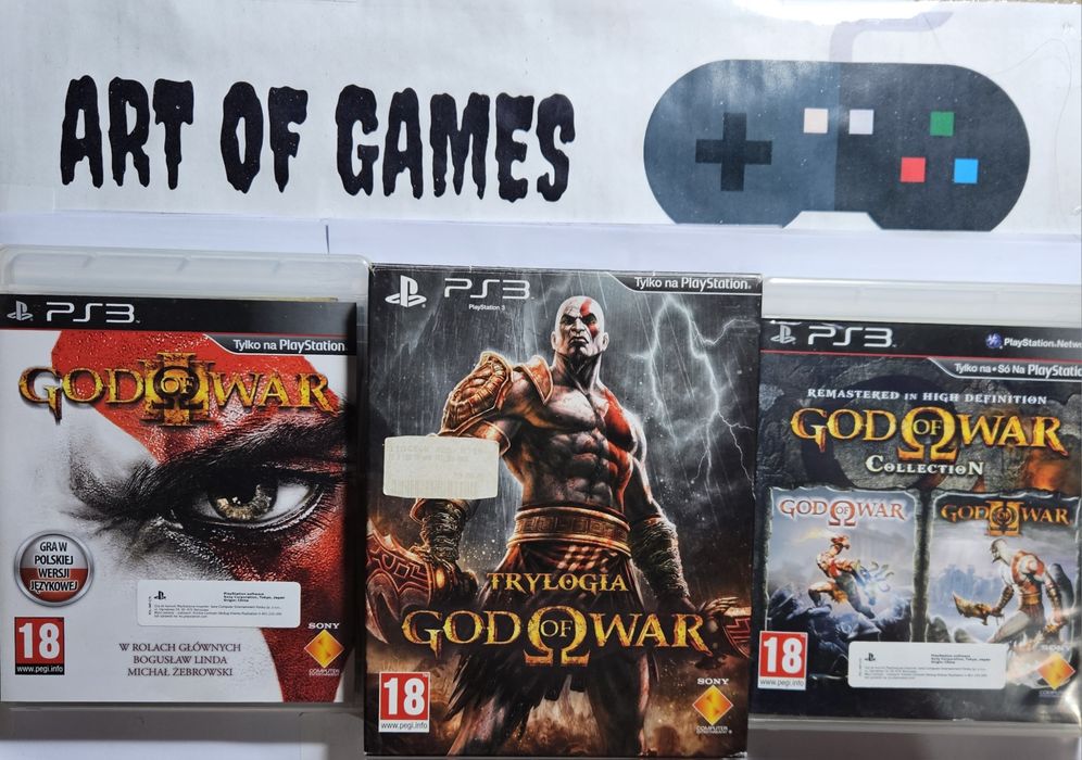 God of War Trylogia Ps3 Playstation 3 Trilogy Collection  Polska Dys