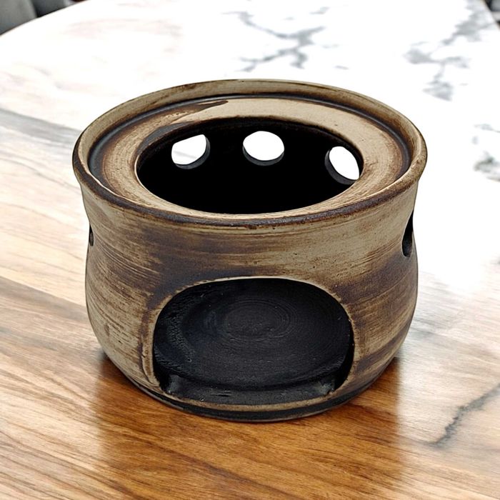 Kamionkowy podgrzewacz pod kubek, Gliniany Podgrzewacz do Grzańca