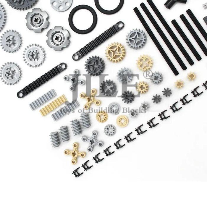 Набір шестерні осі дифференціали деталі Лего технік Lego Technic