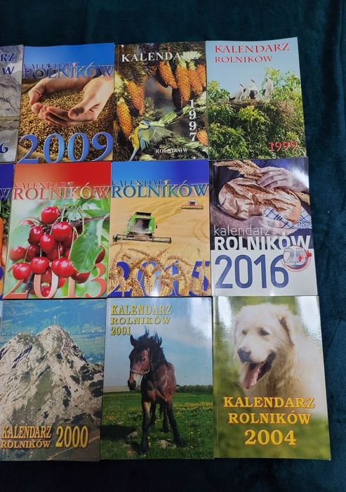 Kalendarz rolników - różne roczniki. Cena za 1 egzemplarz
