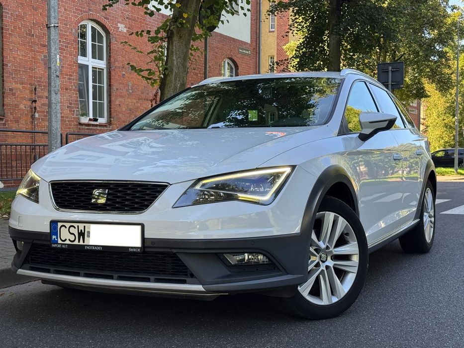 Seat Leon 2016r. 1.6Tdi X-PERIENCE Full Led Kamera Navi 23% brutto