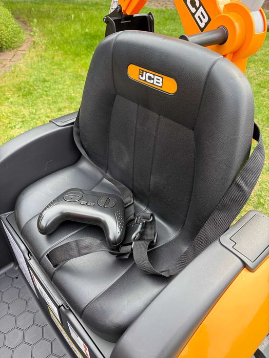 Pojazd Koparka 2w1 JCB Żółty Pilot Kopara dla dzieci elektryczna