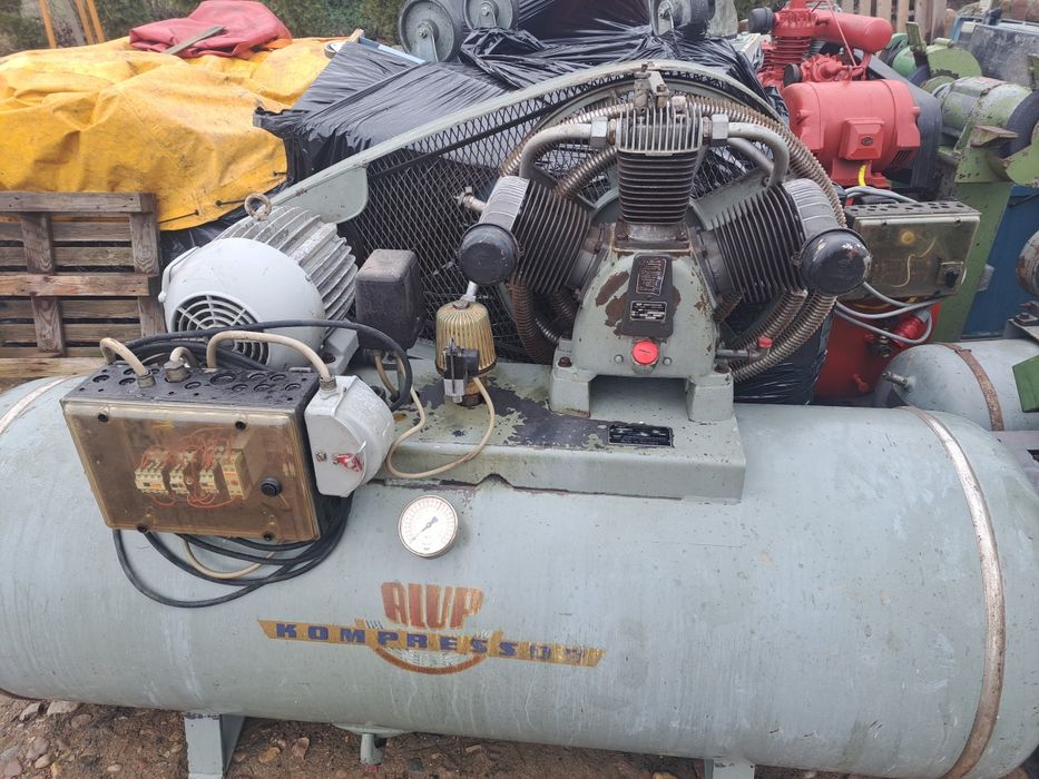 Spreżarka kompresor 750 l 500 l i 350 l airpress grasso, alup