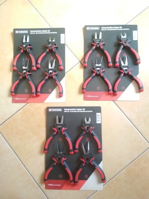 Набор плоскогубцев ГЕРМАНИЯ Parkside миниплоскогубцы кусачки пассатижи