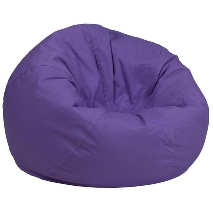 Duża fioletowa pufa worek Sako / bean bag – dobry stan