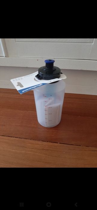 Bidão Clip-on com tampa 550ml da Polisport em cor azul 3/4