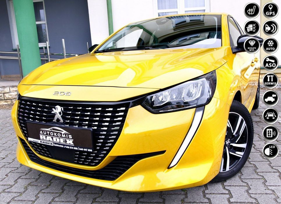 Peugeot 208 Led/Navi/Kamera360/Parktronic/As.Pasa Ruchu/ 6 Biegów/Serwis/GWARANCJA