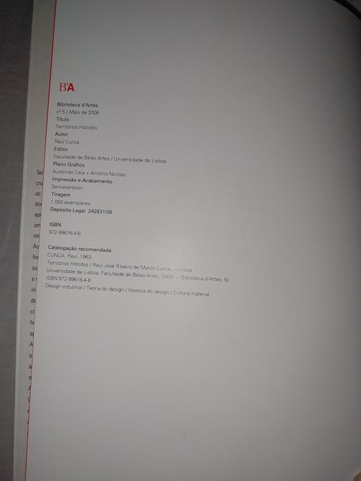 B'A Territórios Híbridos,  Raul Cunca