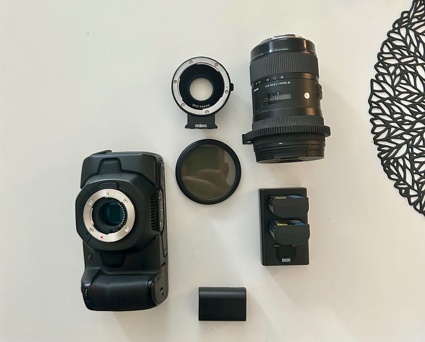 BMPCC 4K + Sigma 18-35 + SB Metabones. Gotowy zestaw do filmowania