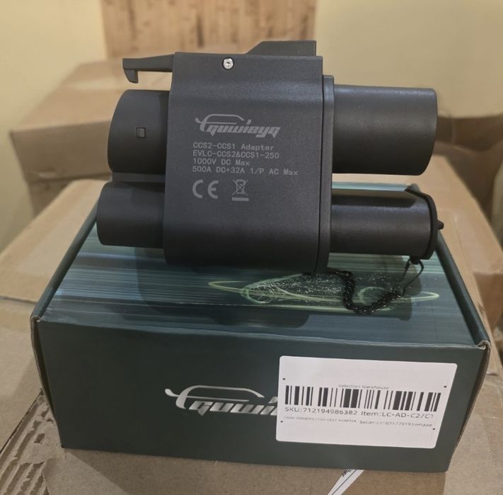 Адаптер перехідник CCS2 CCS1 Combo DC+AC GUWIEYG