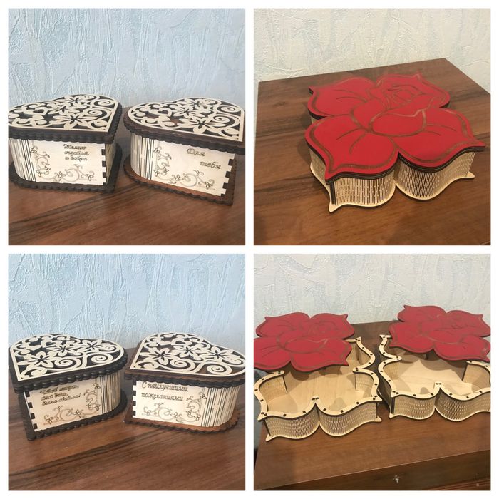 Подарункові деревяні шкатулкі.