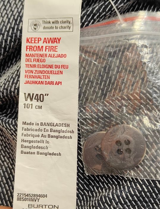 Wr) BURTON oryginalne spodenki męskie Roz.40
