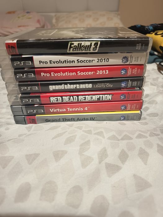 Playstation 3 com vários jogos