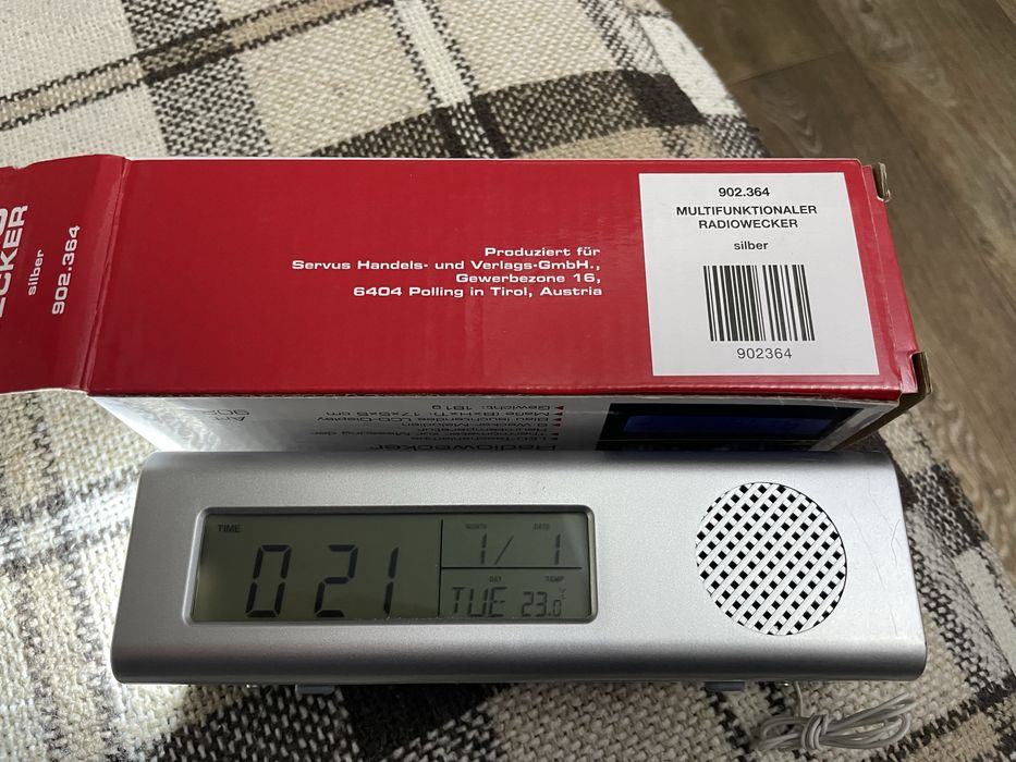 Schneider настільний годинник-ліхтарик