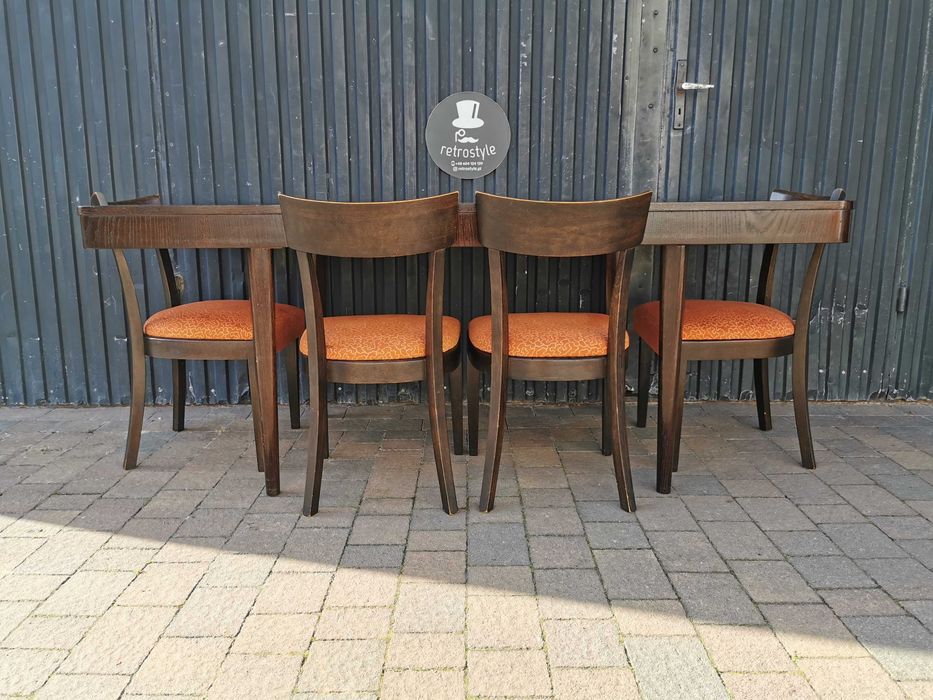 Krzesła ART DECO J. Halabala, Czechosłowacja '30-50 Design, Prl, RETRO
