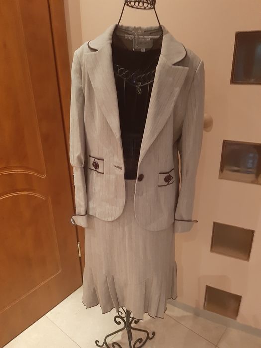 Garsonka Raflen collection 40 Polski wyrób elegant glamour spódnica ża