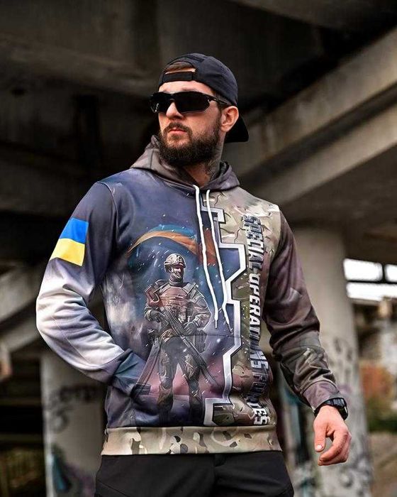 Тактичне худі Special Operations Forces Мілітарі стиль Без передоплати