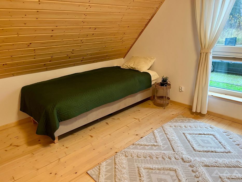 Domek na Mazurach, Kownatki, balia, kominek