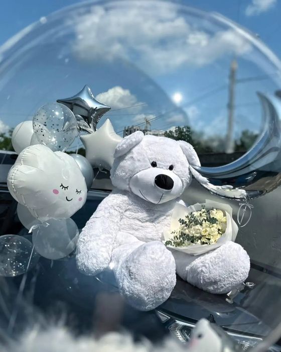 У Львові в наявності,плюшевий мишка тедди, плюшевий ведмедик, із роз