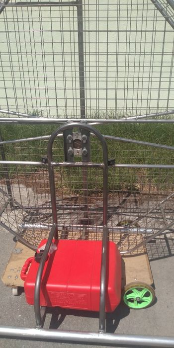 Napęd airboat kosz i rama