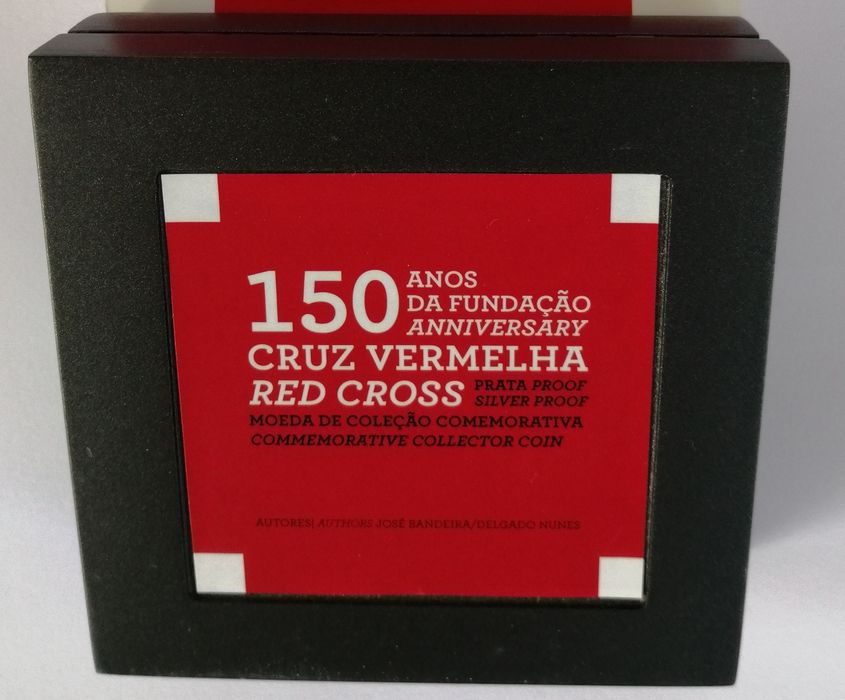 2,5€ Proof Prata, 150 Anos da Cruz Vermelha Portuguesa