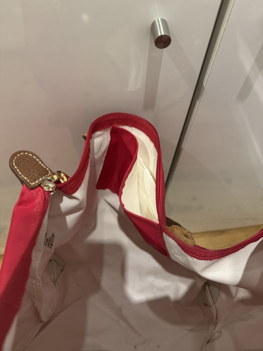 Mala vermelha longchamp