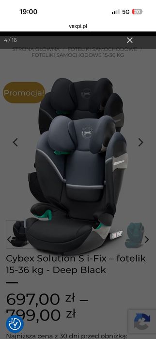 Fotelik CYBEX SOLUTION S i-fix