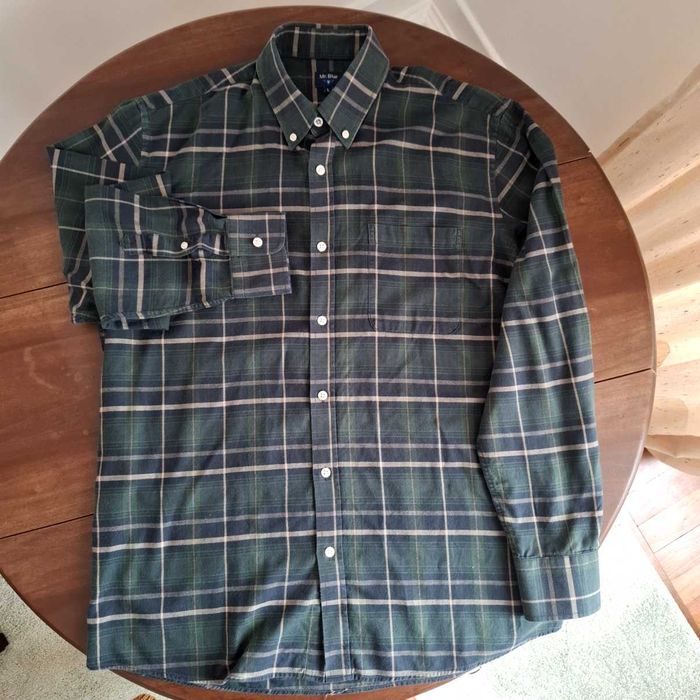 Camisa Mr. Blue Homem L – Verde Xadrez