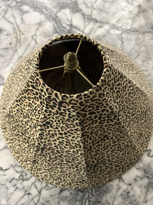 Abajour castanho tigresa