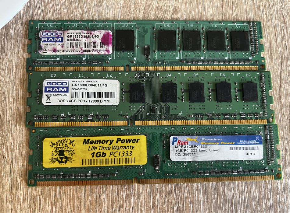 Оперативна пам'ять DDR3 DDR2 DDR1, Dimm So-Dimm