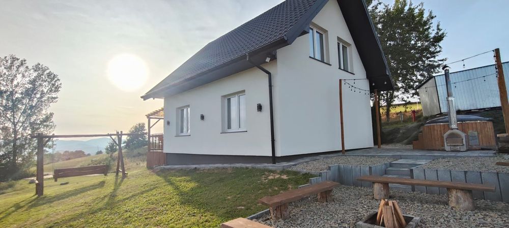 Górzysta Dolina – Duży Domek 12 osób z BALIĄ GRATIS! Widok na Jezioro