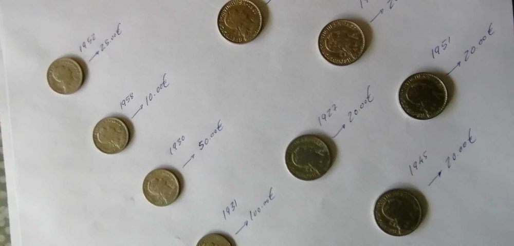 Numismática - Moedas Antigas