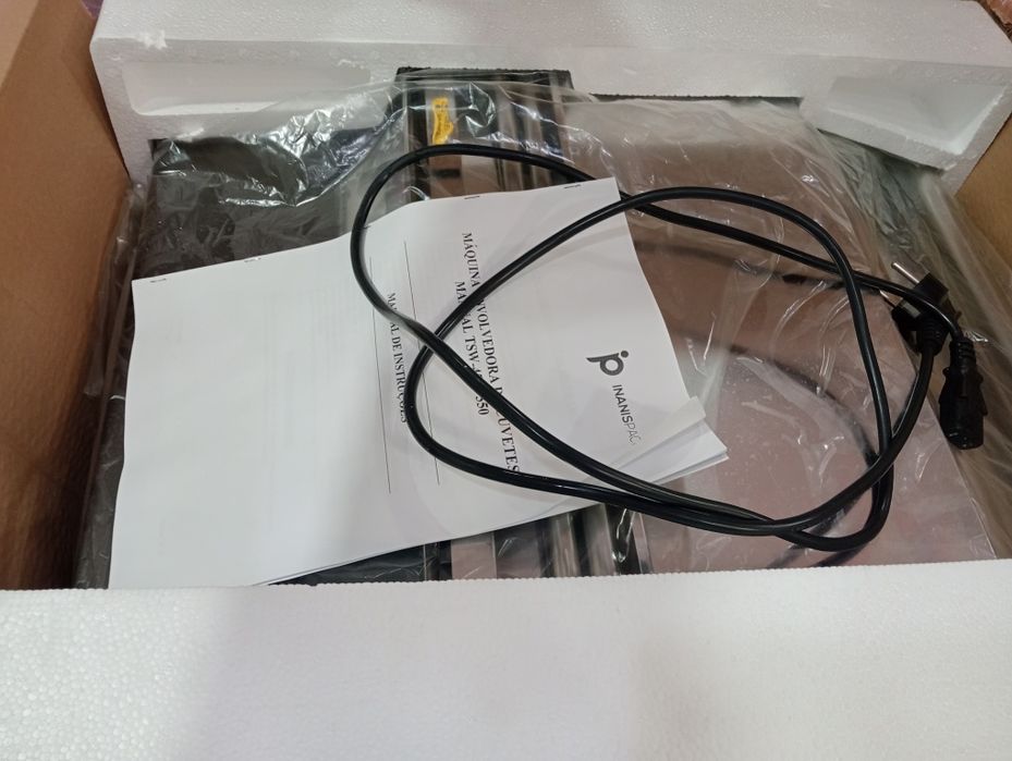 Máquina embaladora de covetes manual