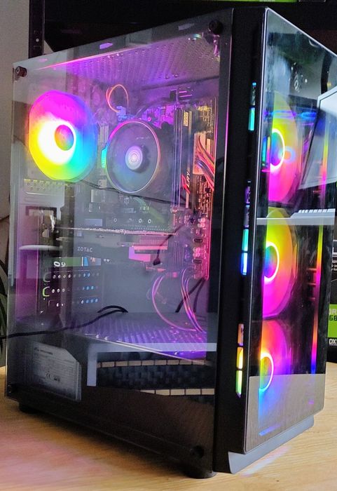 Komputer stacjonarny/gamingowy, Ryzen 5 1600, GTX 1050 Ti, 8 GB RAM , SSD