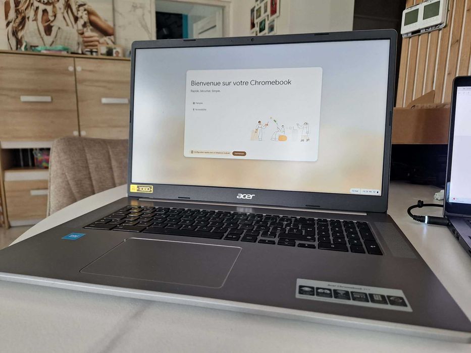 Laptop Acer chromebook 317, 8GB, SSD 128GB, celeron, 17,3'' full hd
