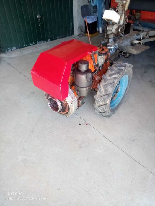 Motocultivador Lombardini 14cv + reboque + fresa