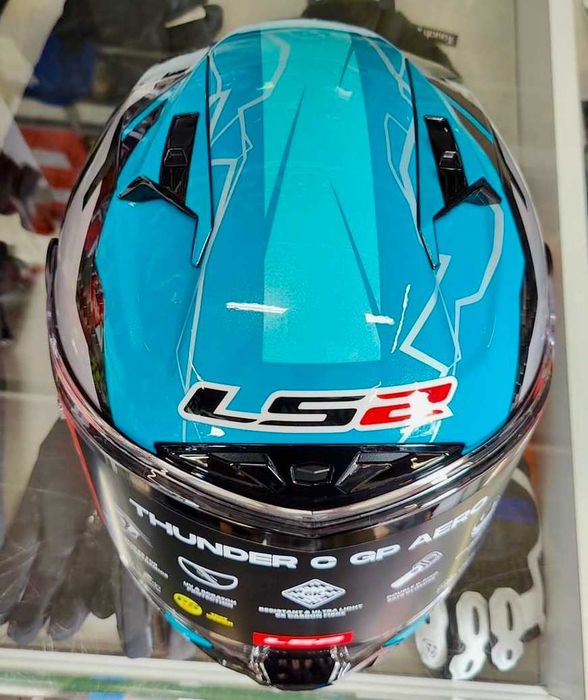 Capacete NOVO LS2 Thunder GP Aero (46% DESCONTO) Extras. Tam M-L-XL-XXL