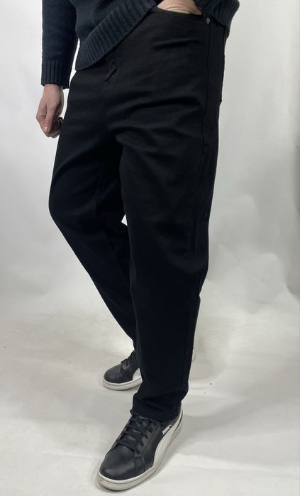 Мужские джинсы м о м производства Турции в черном цвете в топ качестве