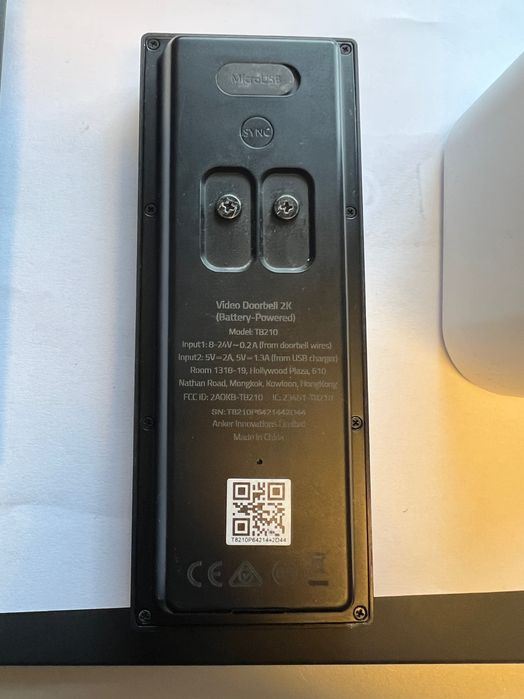 Eufy Doorbell 2K Wireless (Bateria / ou alimentada) T8210 + Homebase 2