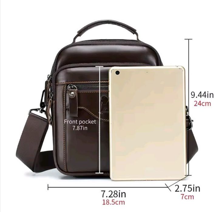 чоловіча шкіряна сумка(барсетка)