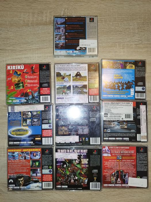 Lote de jogos PlayStation 1